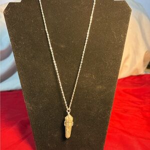 Wire Wrapped Labradorite Necklace